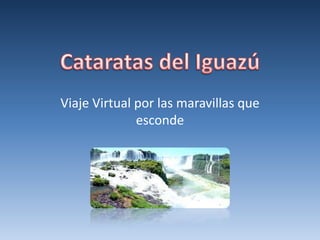 Cataratas del Iguazú Viaje Virtual por las maravillas que esconde 