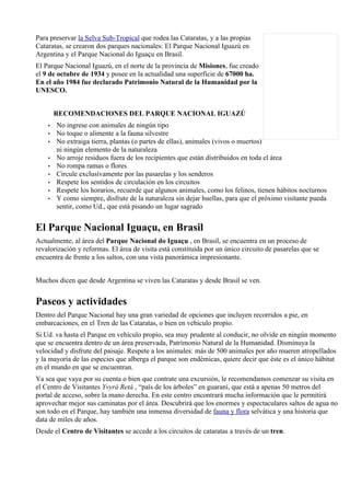 Cataratas Del Iguazu