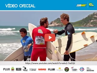 vídeo oﬁcial
h#ps://www.youtube.com/watch?v=wkv2-­‐7wEQiI	
  
 