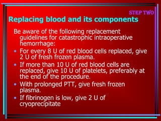 Replacing Platelets Table Catastrophic i.o prof.salah | PDF