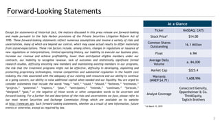 Project Look Back Look Forward Project Statement Example Catasys presentation march2019 | PPT