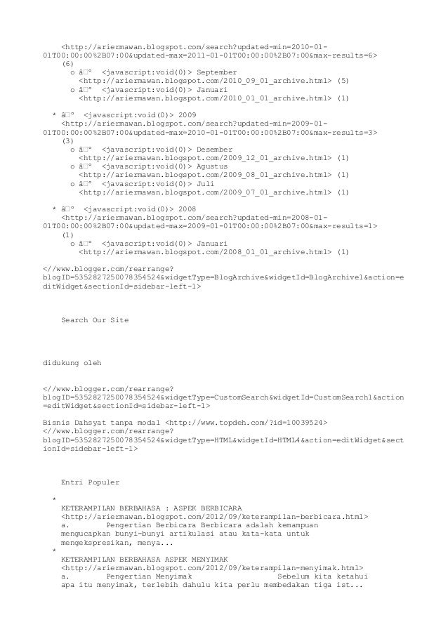 Catatan ari contoh laporan hasil uji coba tes (asessmen pembelajaran)