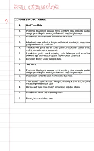 Catatan mata