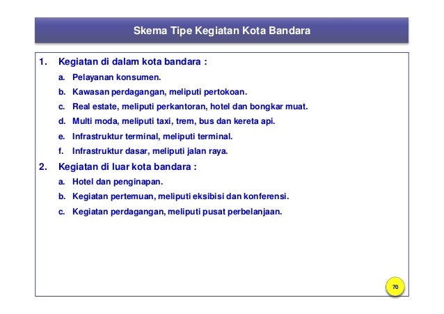 Catatan tentang aerotropolis sebagai salah satu bentuk 