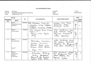 Catatan Tutorial Bing Semester 1 2023 Pdf Job Search Careers