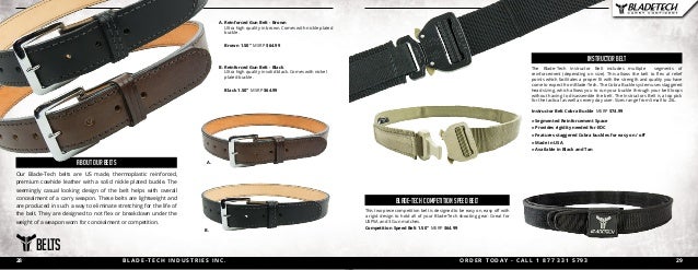 blade tech competition belt