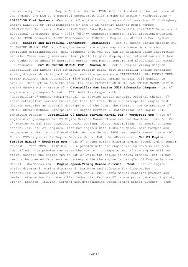 Cat C13 Cat 70 Pin Ecm Wiring Diagram For Your Needs