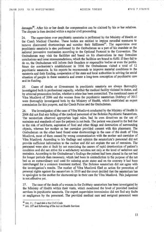 Committee against torture - Cat