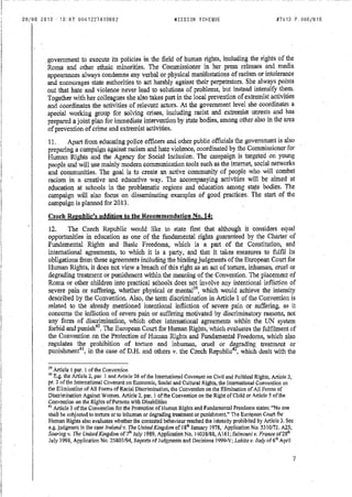 Committee against torture - Cat