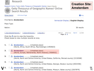 Lora Aroyo @laroyo http://lora-aroyo.org
Creation Site:
Amsterdam
 