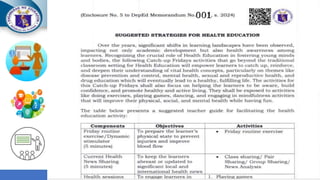 SUGGESTED ACTIVITES FOR READING ENHANCEMENT
 