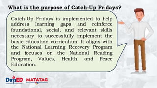 Catch Up Learning Program CATCH-UP-FRIDAYS_ORIENTATION-PRESENTATION.pptx