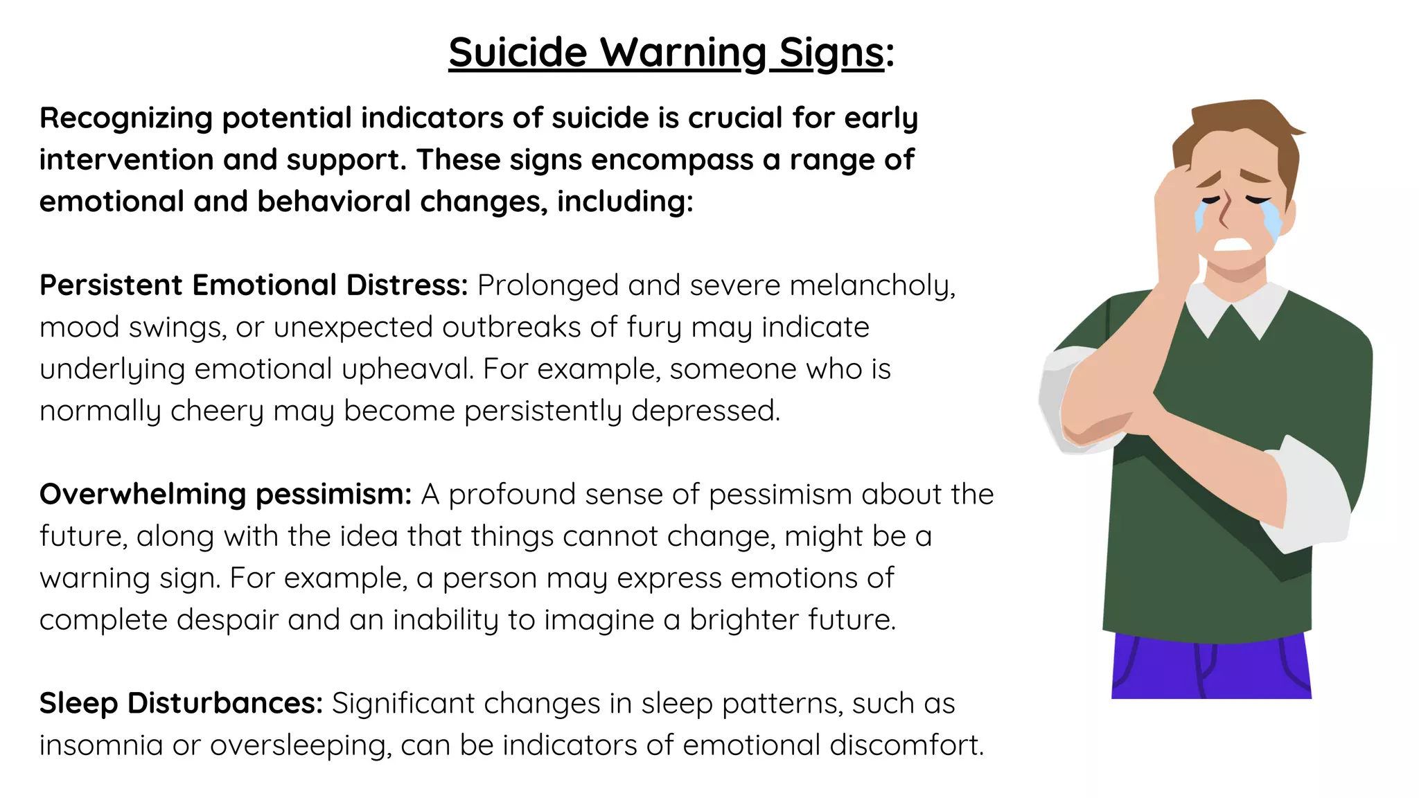 Catching Early Signs And Symptoms Of Suicidal Behavior | Solh Wellness ...