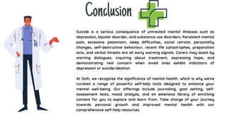 Catching Early Signs And Symptoms Of Suicidal Behavior | Solh Wellness ...