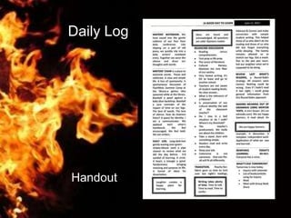 Daily Log
Handout
 