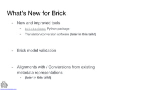 Catching Up with the Brick Schema for Smart Buildings | PDF
