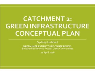 Catchment 2 Green Infrastructure Conceptual Plan | PDF