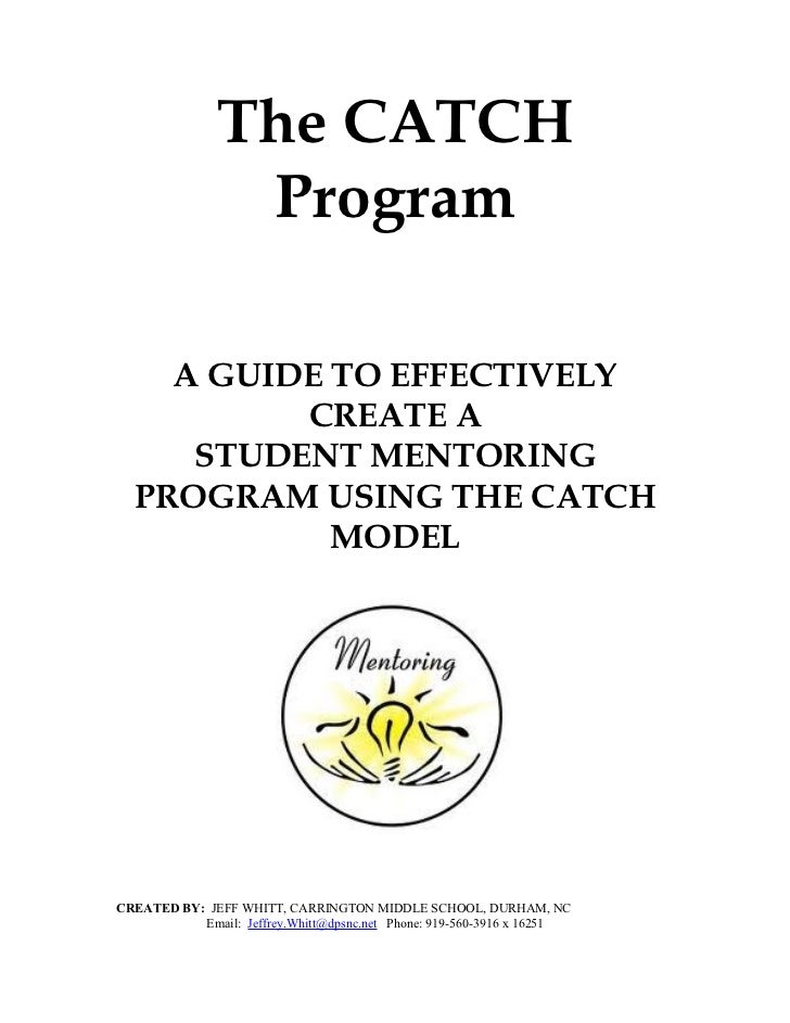 Catch Program Manual