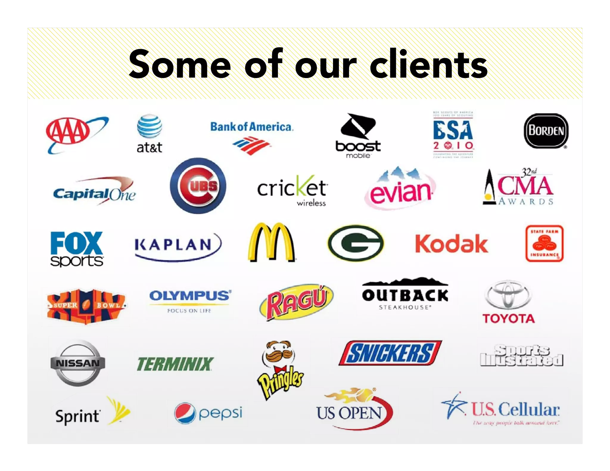 Some of our clients
 