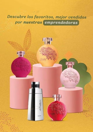 Descubre los favoritos, mejor vendidos
por nuestras emprendedoras 
favoritos, mejor vendidos
os
tras emprendedoras 
 