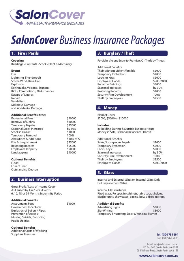 Saloncover Business Insurance