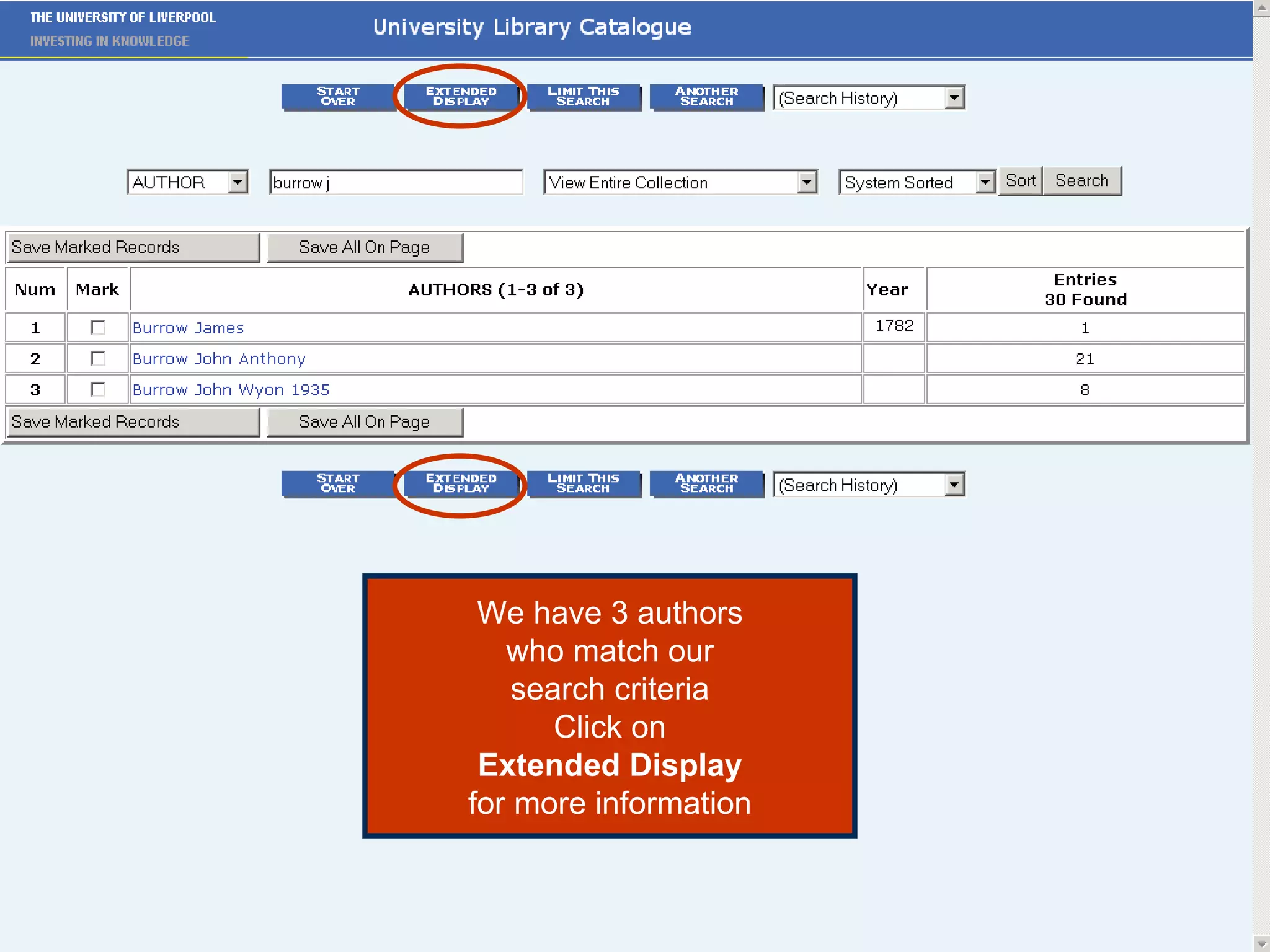 We have 3 authors who match our search criteria Click on Extended Display for more information 