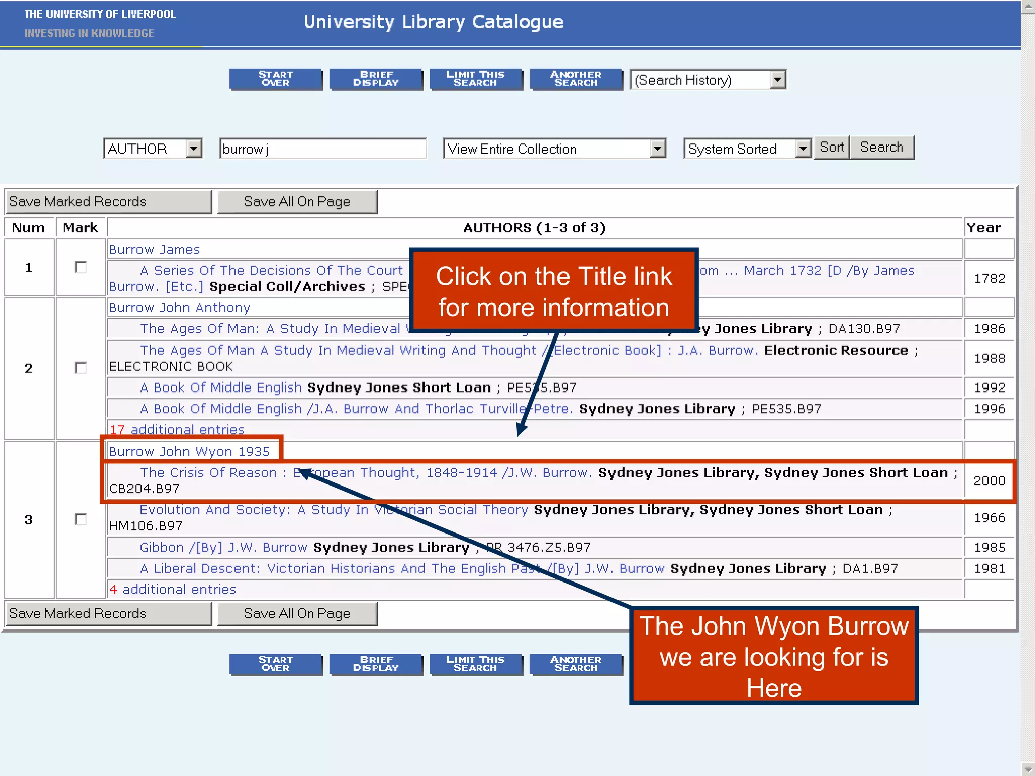 The John Wyon Burrow we are looking for is Here Click on the Title link for more information 