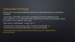 Signe Murphy CAT DEVANT DES ÉPIGASTRALGIE SERVICE GASTRO-ENTEROLOGIE | PPTX