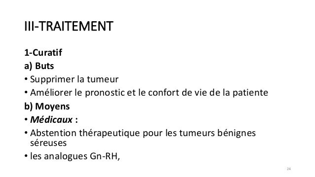 Conduite A Tenir Devant Une Tumeur De L Ovaire
