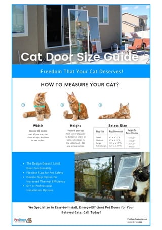 Sliding Glass Cat Door