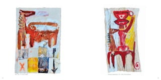 1514
Bet 5 pat, 79 x 54cm, papier Porteuse rougeoyante, 107 x 52cm, écorce fibreuse
 