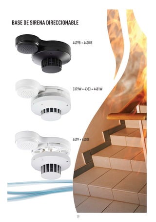 19
BASE DE SIRENA DIRECCIONABLE
4479B + 4400IB
3379W + 4383 + 4401W
4479 + 4400I
 