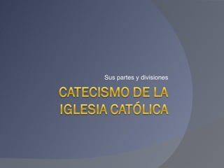 Estructura Y Finalidad Del Catecismo De La Iglesia Católica – BIXGY