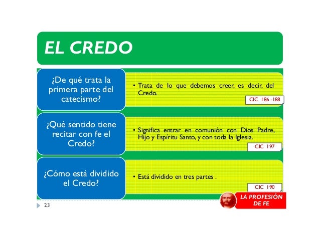 GUIA PARA ESTUDIAR EL CREDO EL EL CATECISMO DE LA IGLESIA CATÓLICA