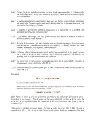 Catecismo iglesia catolica