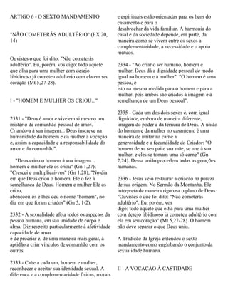 Catecismo igreja catolica 1