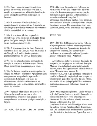 Catecismo igreja catolica 1