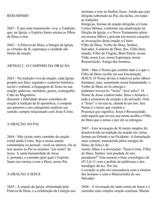 Catecismo igreja catolica 1