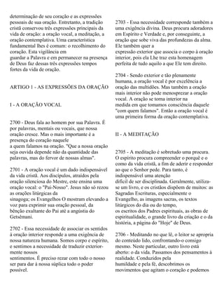 Catecismo igreja catolica 1