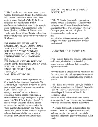 Catecismo igreja catolica 1