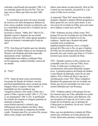 Catecismo igreja catolica 1