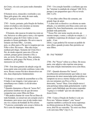 Catecismo igreja catolica 1