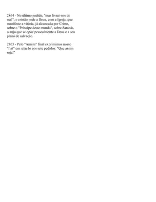 Catecismo igreja catolica 1