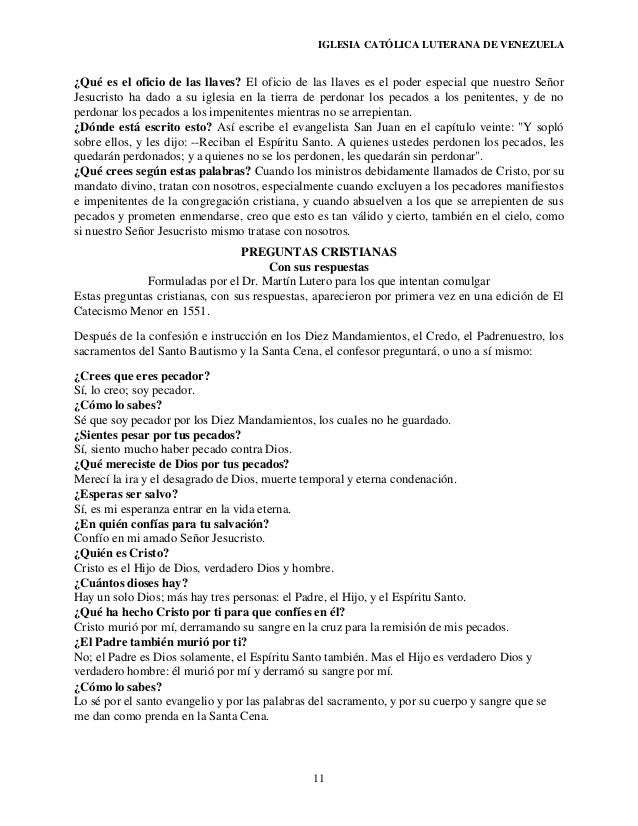 Catecismo Menor de Lutero