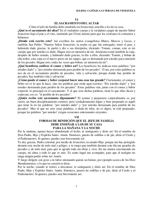 Catecismo Menor de Lutero