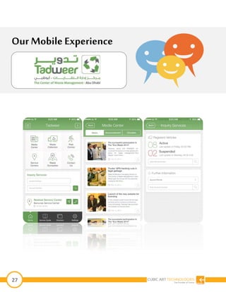 27
Our Mobile Experience
 