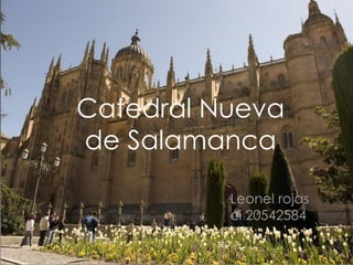 Catedral Nueva de SalamancaCatedral Nueva
de Salamanca
Leonel rojas
ci 20542584
 
