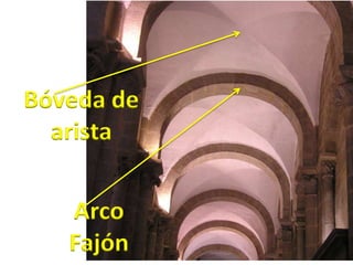Bóveda dearistaArcoFajón