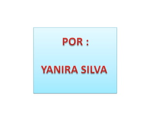 POR : YANIRA SILVA  