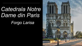 Catedrala Notre -
Dame din Paris
Forgo Larisa
 